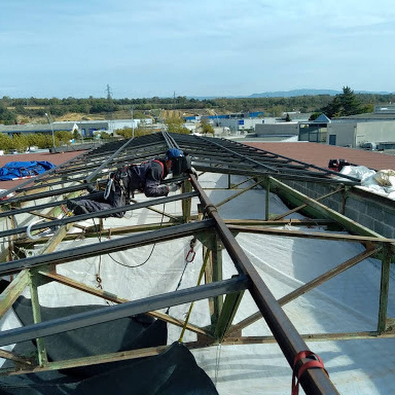 Soudure sur charpente métallique